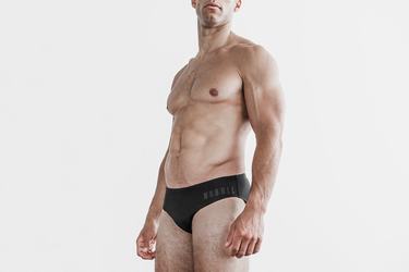 Nobull Swim Brief Men's Swim Black | Australia (KQ1635)